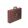 Simulated Leather Attache